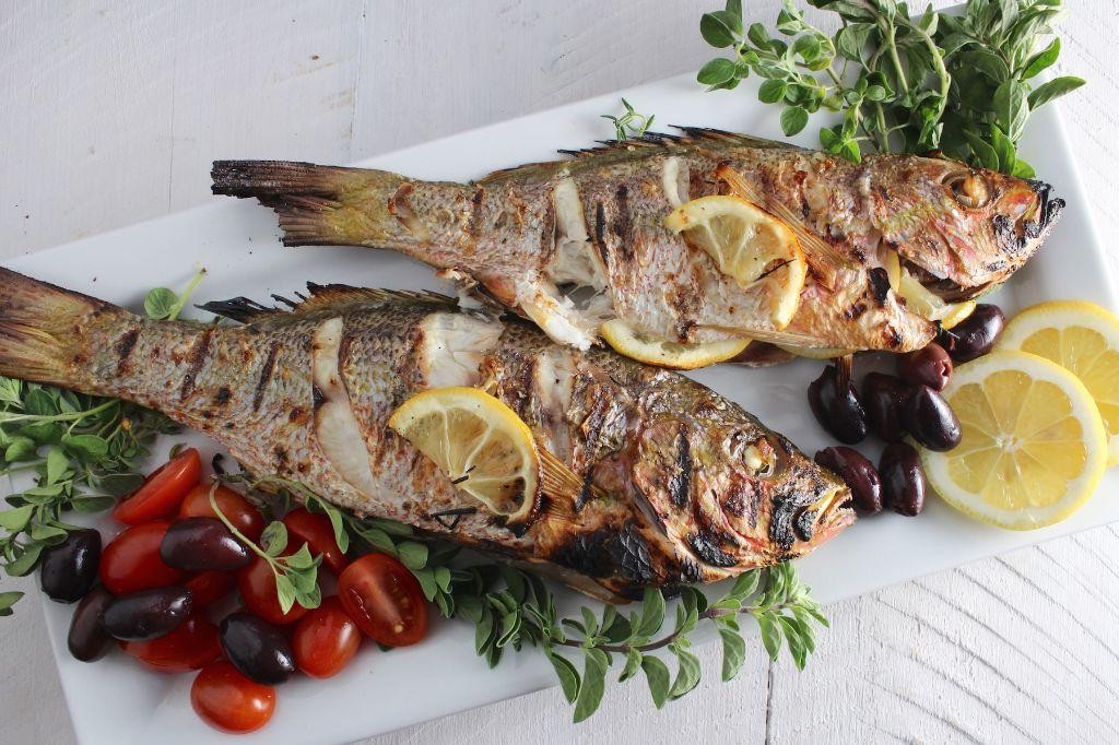 Greek-Inspired Baked Red Snapper