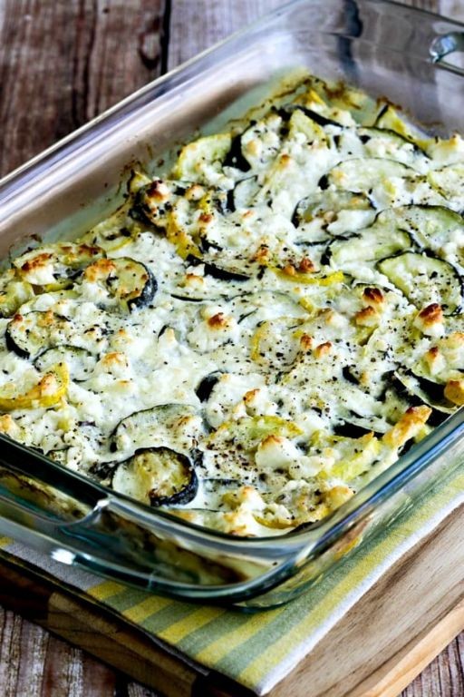 Greek-Style Squash Casserole with Feta