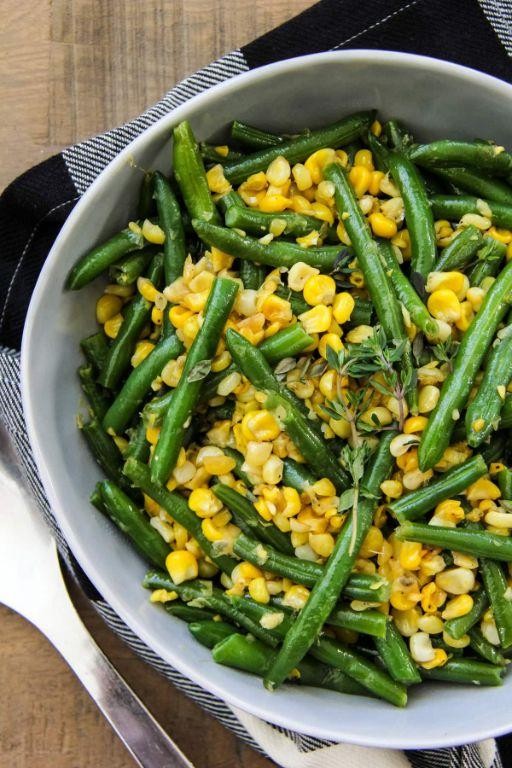 Green Bean and Corn Medley with Butter