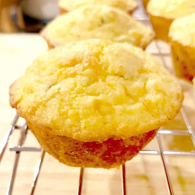 Green Chile and Cheese Mini Cornbread Muffins