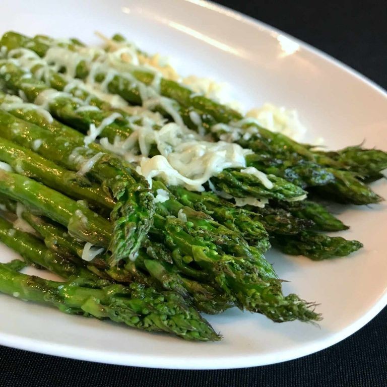 Grilled Asparagus with Parmesan Shavings