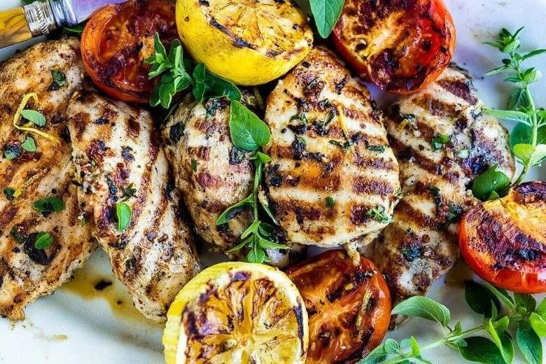 Grilled Lemon Herb Chicken Breast