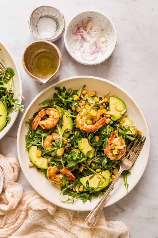 Grilled Shrimp and Avocado Salad