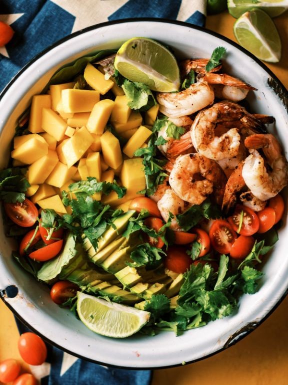 Grilled Shrimp and Mango Salad