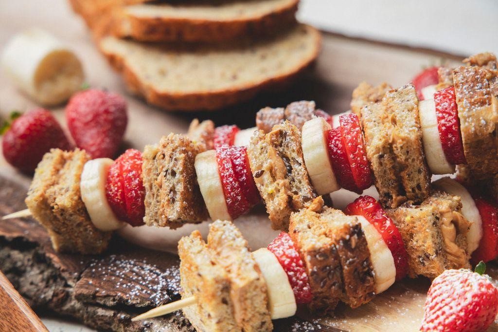 Grilled Strawberry Banana Skewers