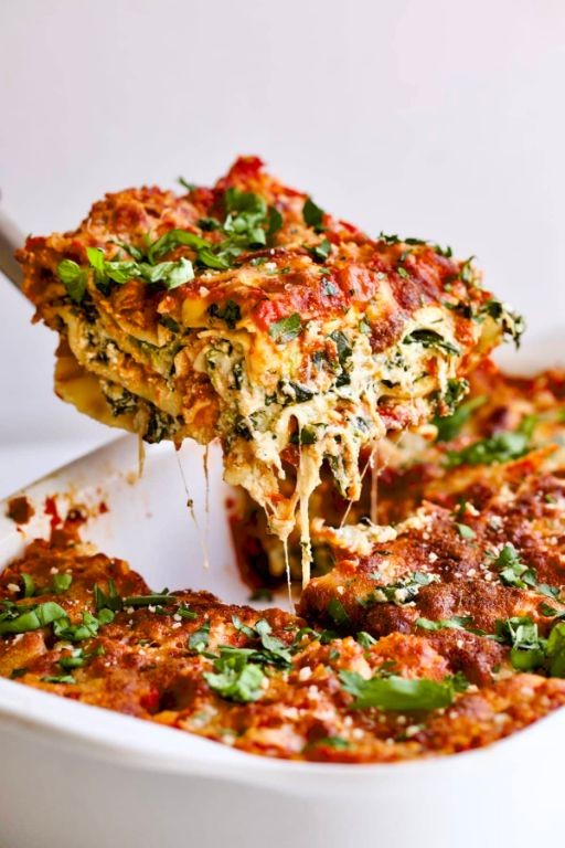 Guinea Pig Lasagna with Ricotta and Spinach