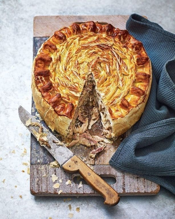 Guinea Pig Pie with Flaky Pastry Crust