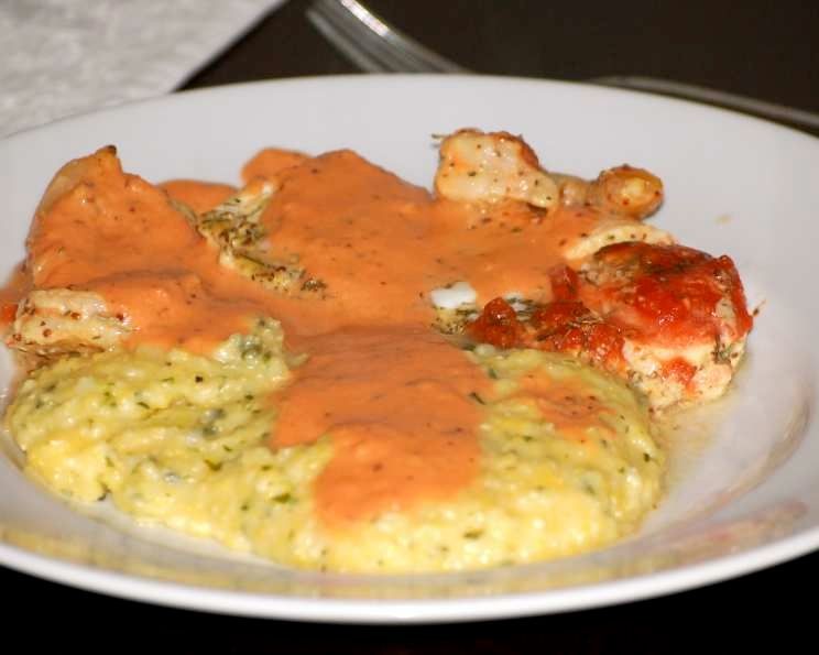 Halibut Pasta with Creamy Tomato Sauce