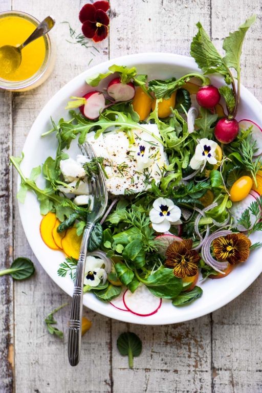 Halibut Salad with Citrus Vinaigrette