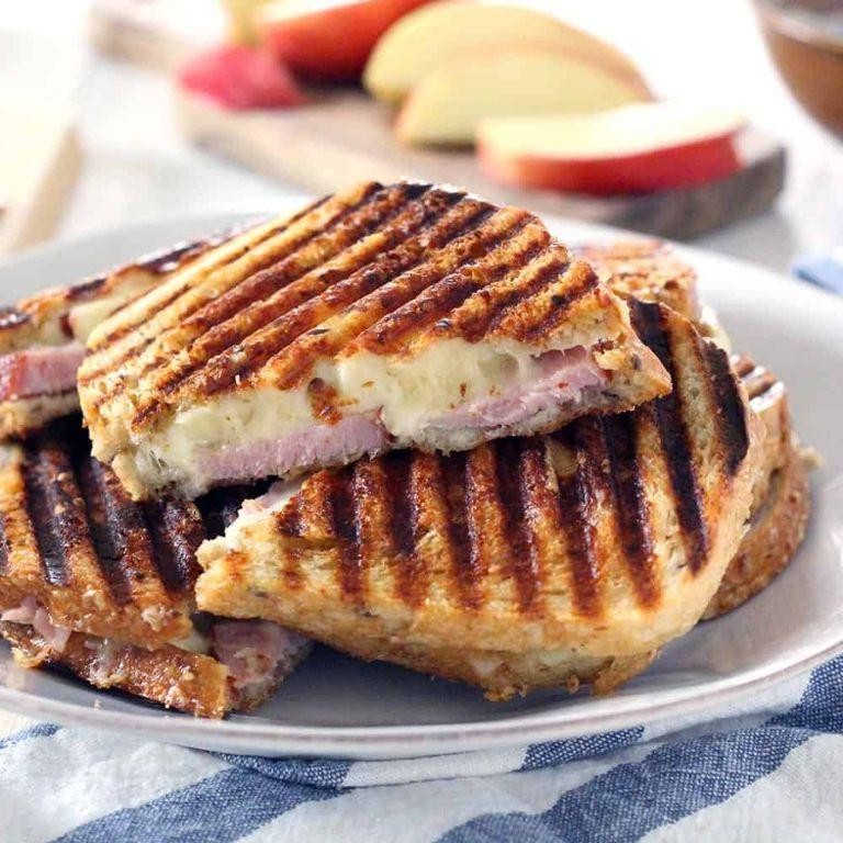 Ham and Swiss Panini