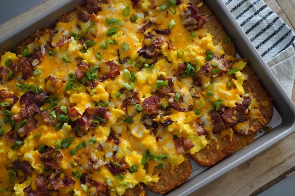 Hash Brown Breakfast Pizza