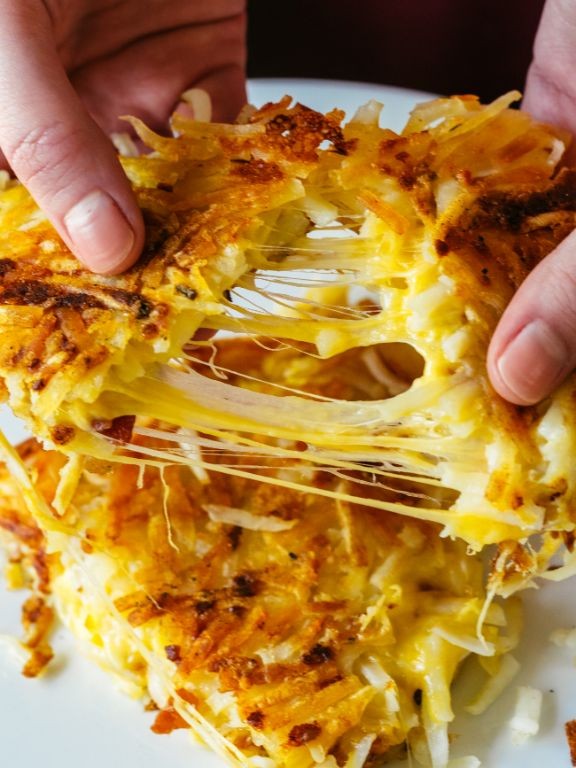 Hash Brown Grilled Cheese