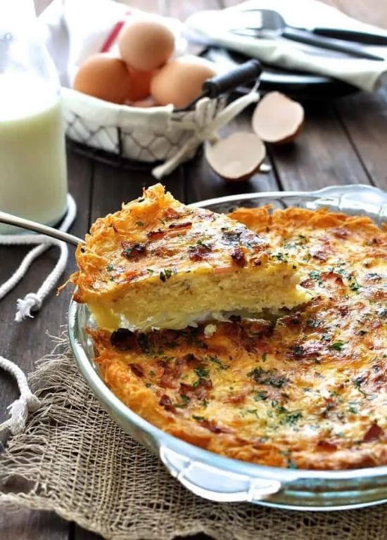 Hash Brown Quiche