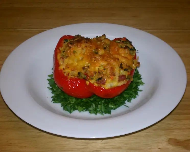 Hash Brown Stuffed Peppers