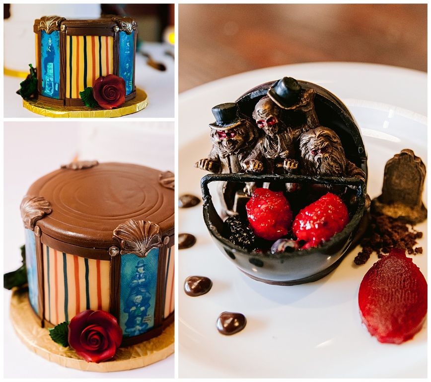 Haunted Mansion Chocolate Cake