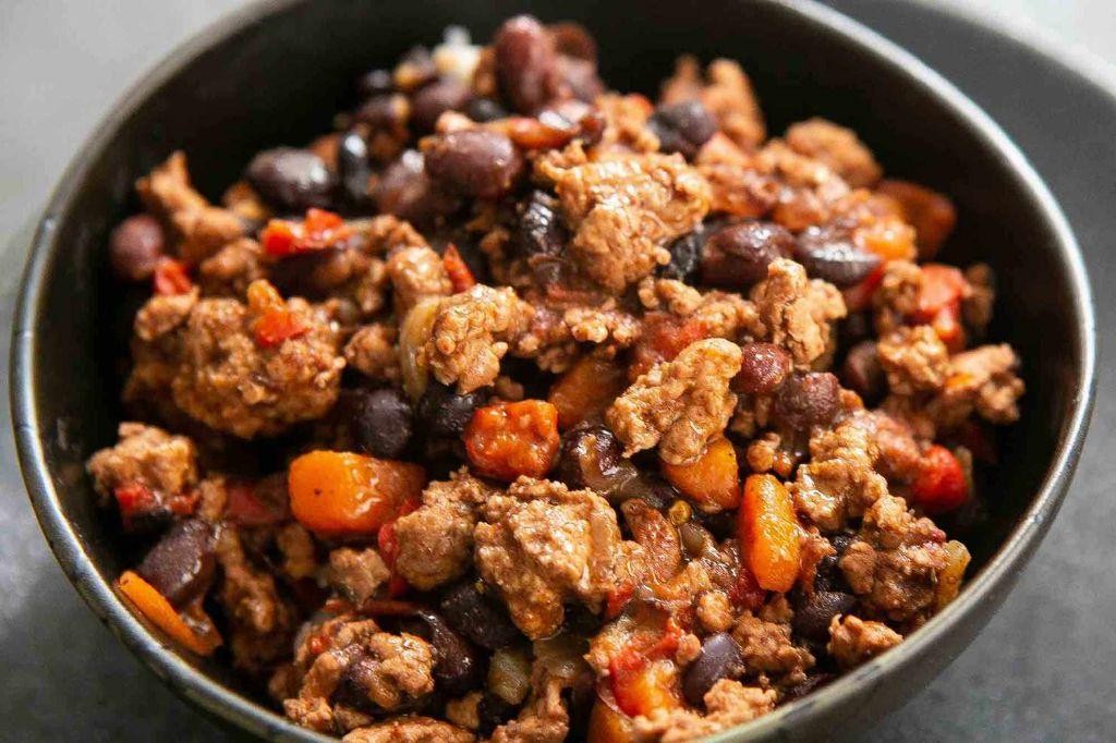 Healthy Turkey and Black Bean Chili