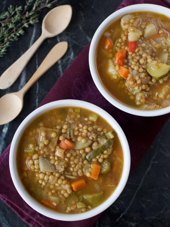 Hearty Truffle Lentil Soup