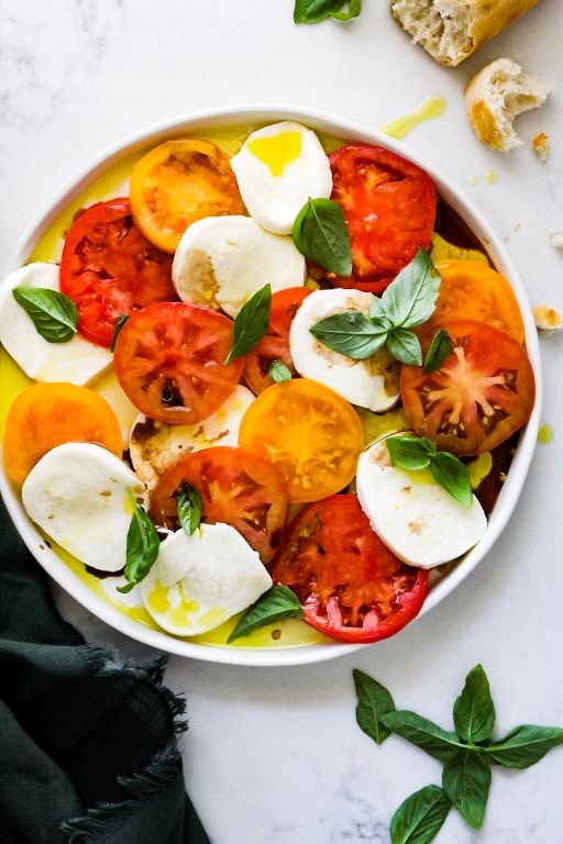 Heirloom Tomato Caprese Salad