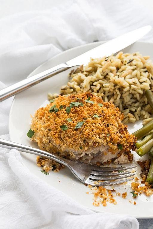 Herb Crusted Frozen Chicken Thighs