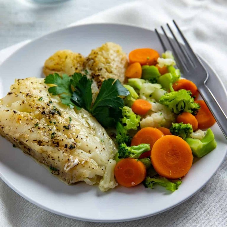 Herb-Infused Battered Cod with Garlic Butter