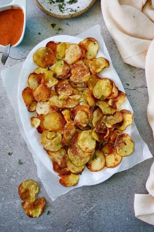 Herbed Air Fryer Potato Chips
