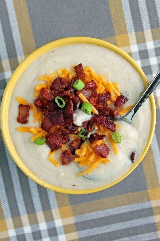 Herbed Cauliflower and Potato Slow Cooker Stew