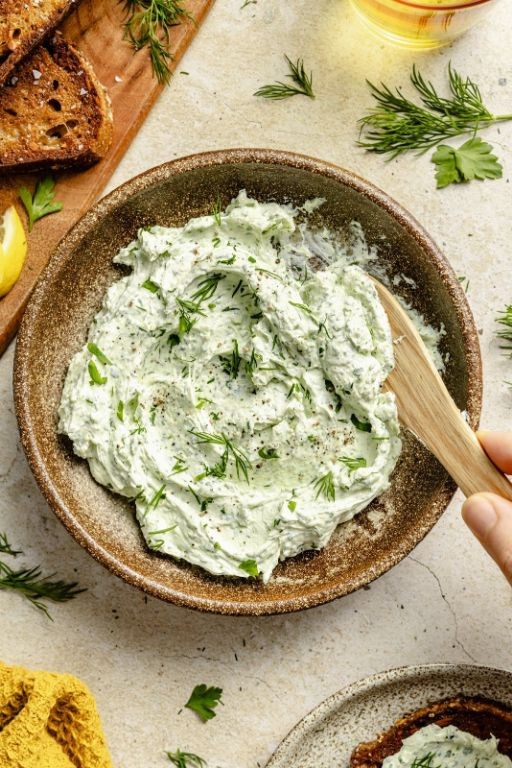 Herbed Goat Cheese Bread Dip