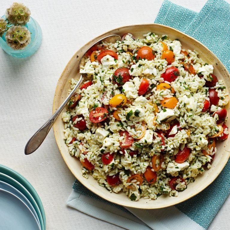 Herbed Rice with Sun-Dried Tomatoes and Feta