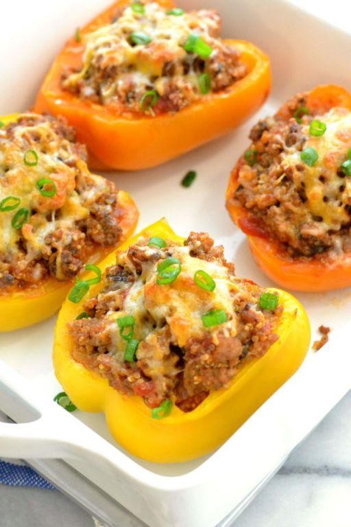 High-Protein Turkey and Quinoa Stuffed Peppers