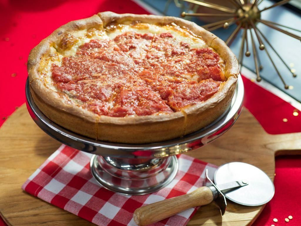 Homemade Deep-Dish Pizza