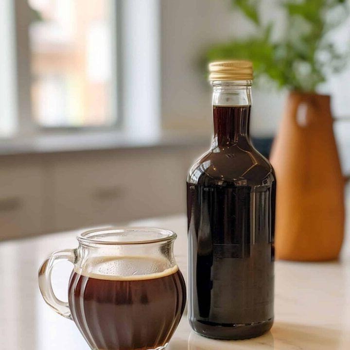 Homemade Kahlua with Maple Syrup