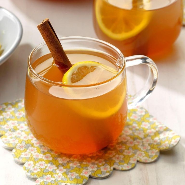 Honey Cinnamon Tea with Lemon