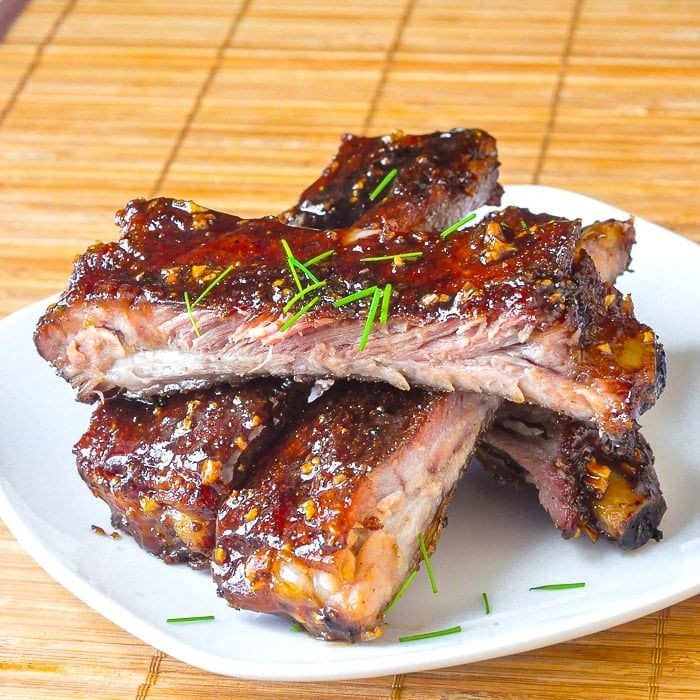 Honey Garlic Glazed Baby Back Ribs