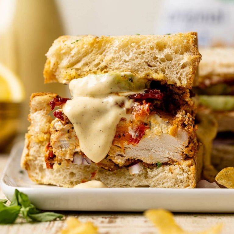 Honey Mustard Chicken Cutlet Sandwich
