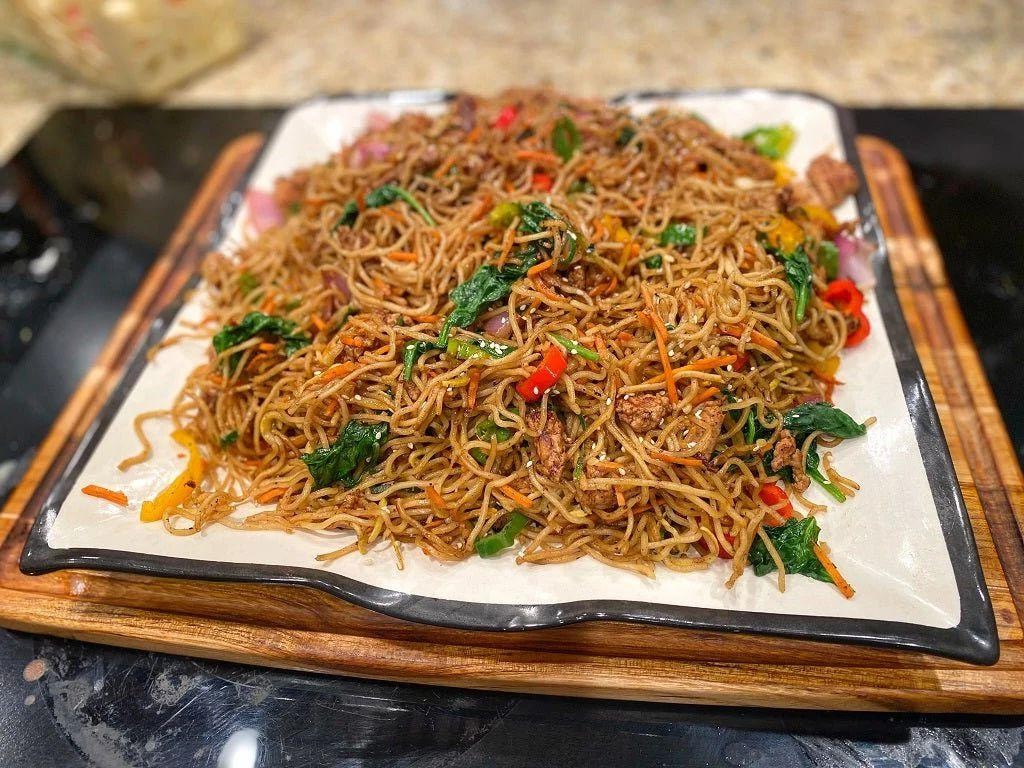 Honey Sesame Pork Blackstone Stir Fry