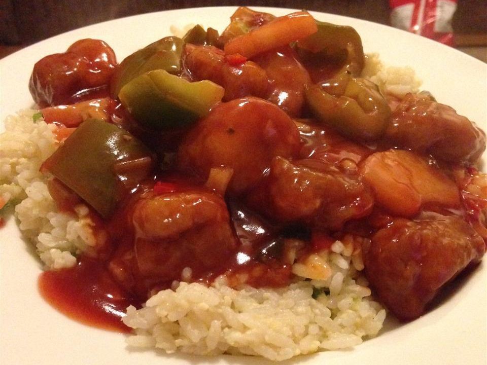 Hong Kong-Style Sweet and Sour Pork Tenderloin