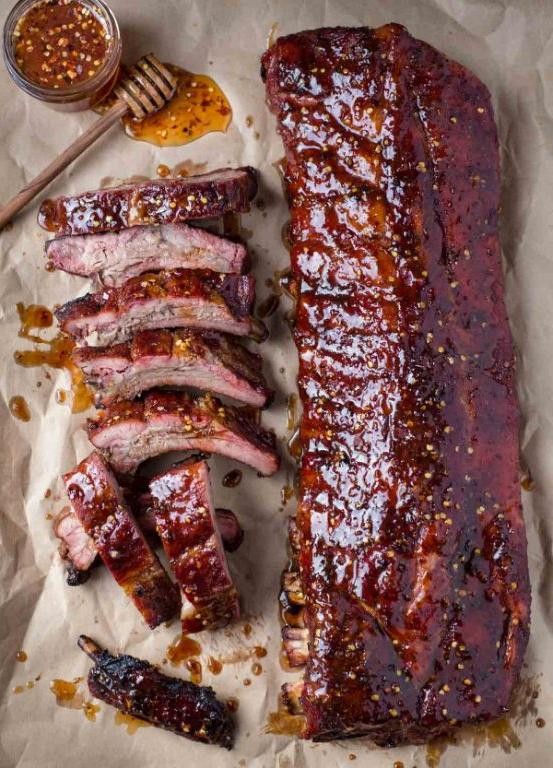 Hot Honey BBQ Ribs