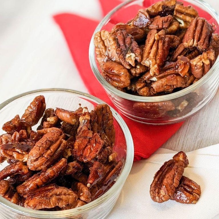 Hot Honey Butter Roasted Pecans