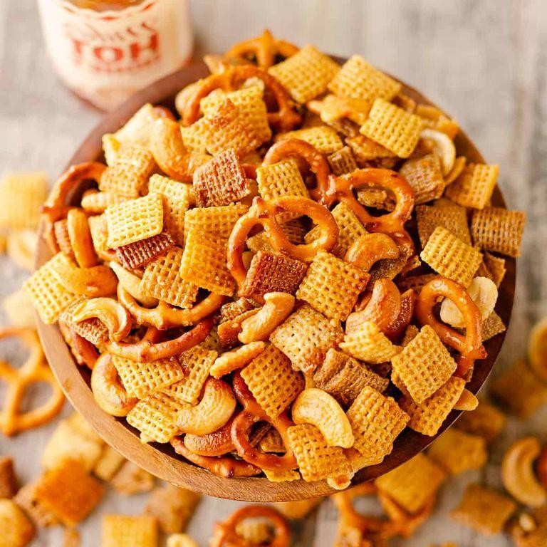 Hot Honey Chex Mix