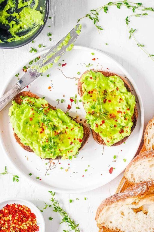 Hot Honey Drizzled Avocado Toast