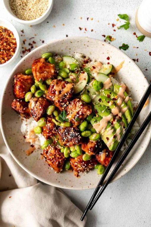Hot Honey Sriracha Salmon