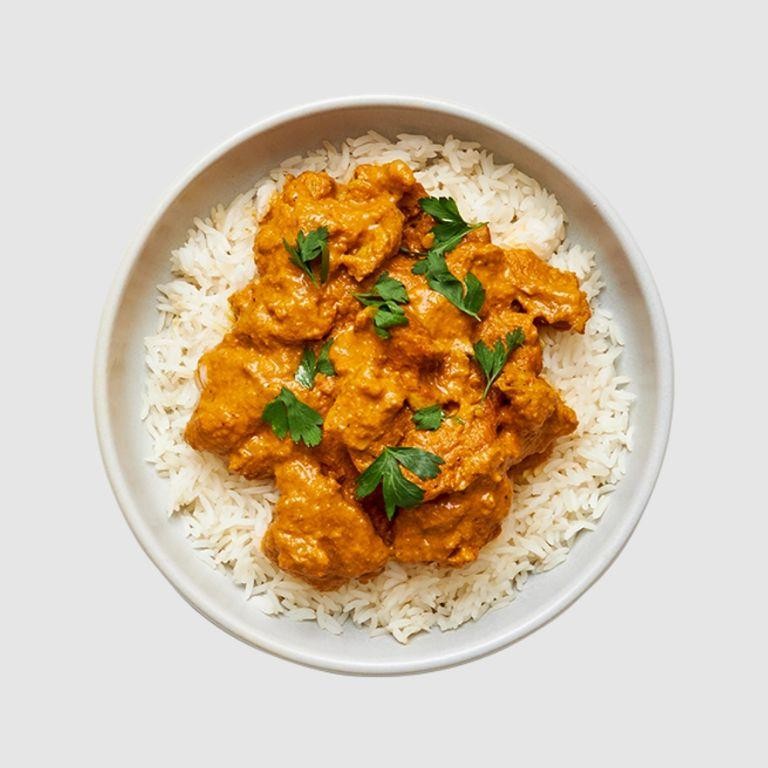 Indian Butter Chicken with Basmati Rice