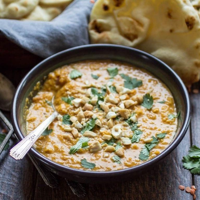 Indian Mulligatawny Soup with Lentils