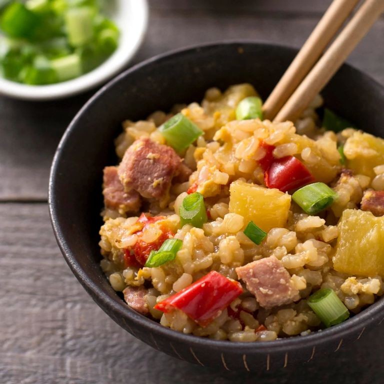 Instant Pot Pineapple Fried Rice