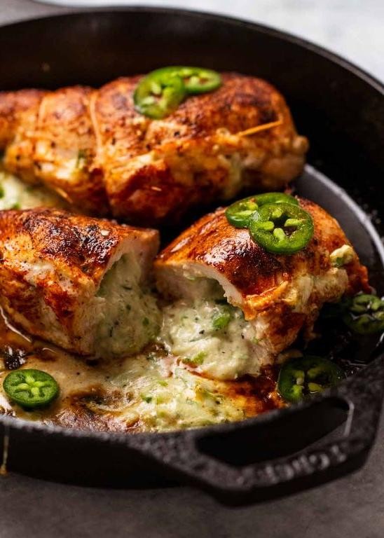 Jalapeño Cheddar Stuffed Chicken Fried Chicken