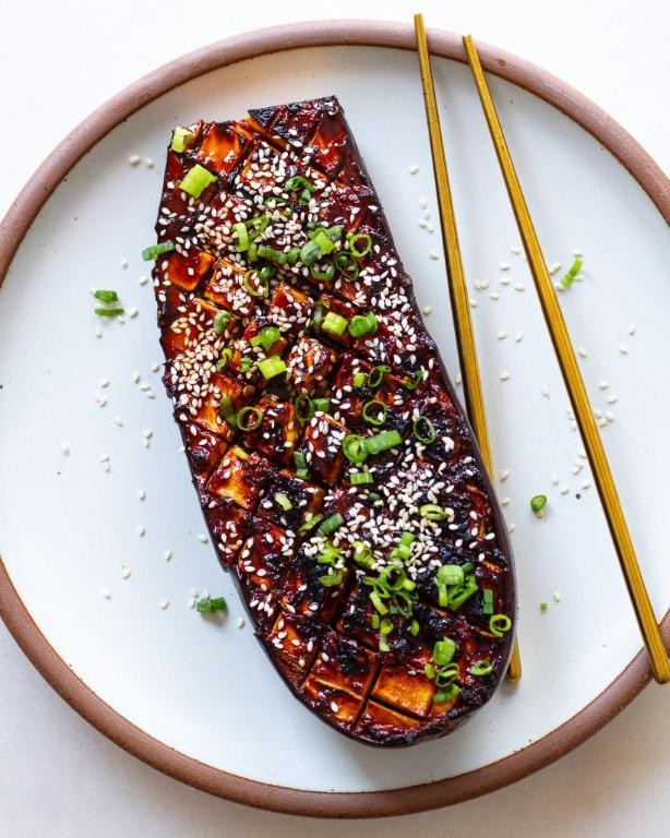 Japanese Miso Glazed Eggplant