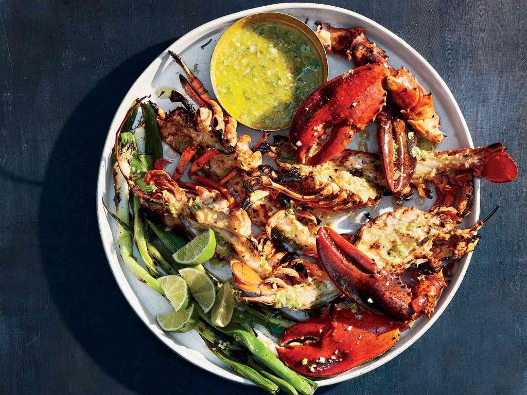 Jerk Seasoned Grilled Lobster Tails