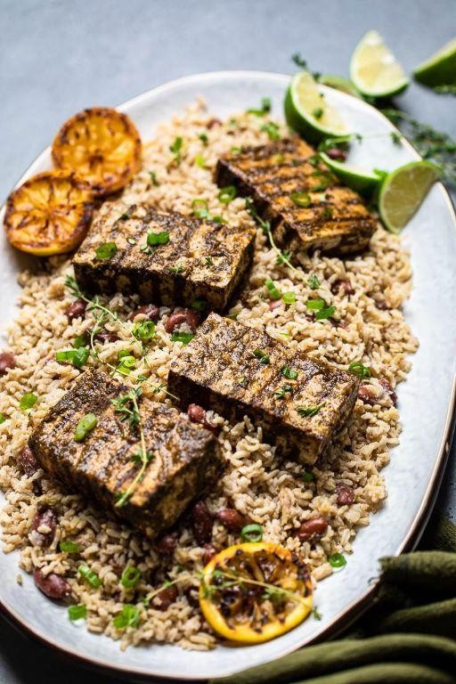 Jerk Tofu with Scotch Bonnet Marinade
