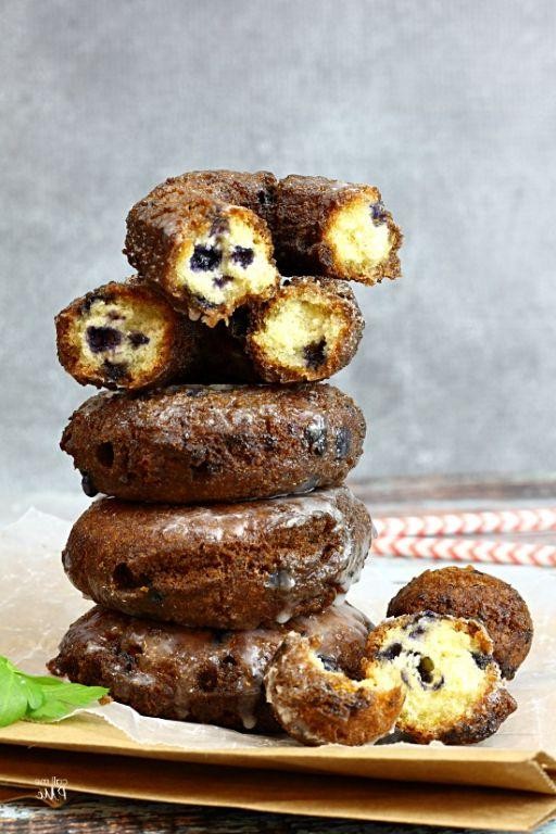 Jiffy Blueberry Muffin Mix Donuts