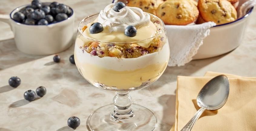 Jiffy Blueberry Muffin Mix Parfait